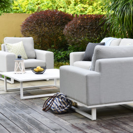 Ethos 2 Seat Sofa Set with Coffee Table / Lead Chine