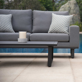Ethos 3 Seat Sofa Set / Flanelle