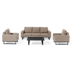 Ethos 3 Seat Sofa Set / Taupe