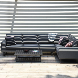 Ethos Large Corner Sofa Group / Flanelle