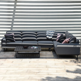 Ethos Large Corner Sofa Group / Flanelle