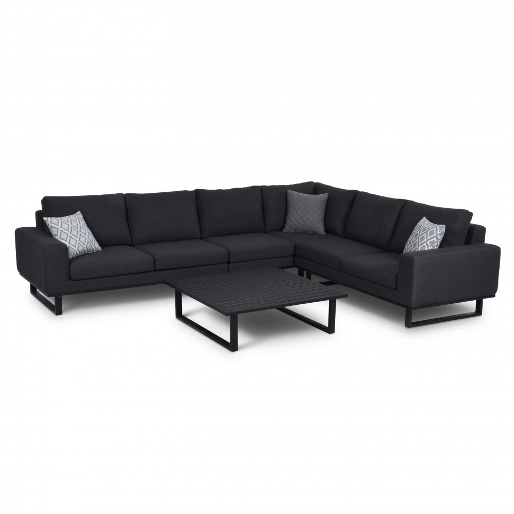 Ethos Large Corner Sofa Group / Charcoal