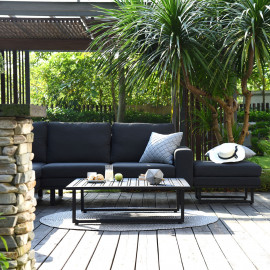 Ethos Large Corner Sofa Group / Charcoal