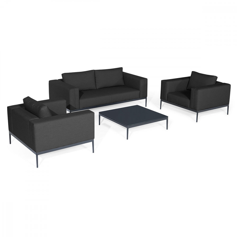 Eve 2 Seat Sofa Set / Charcoal