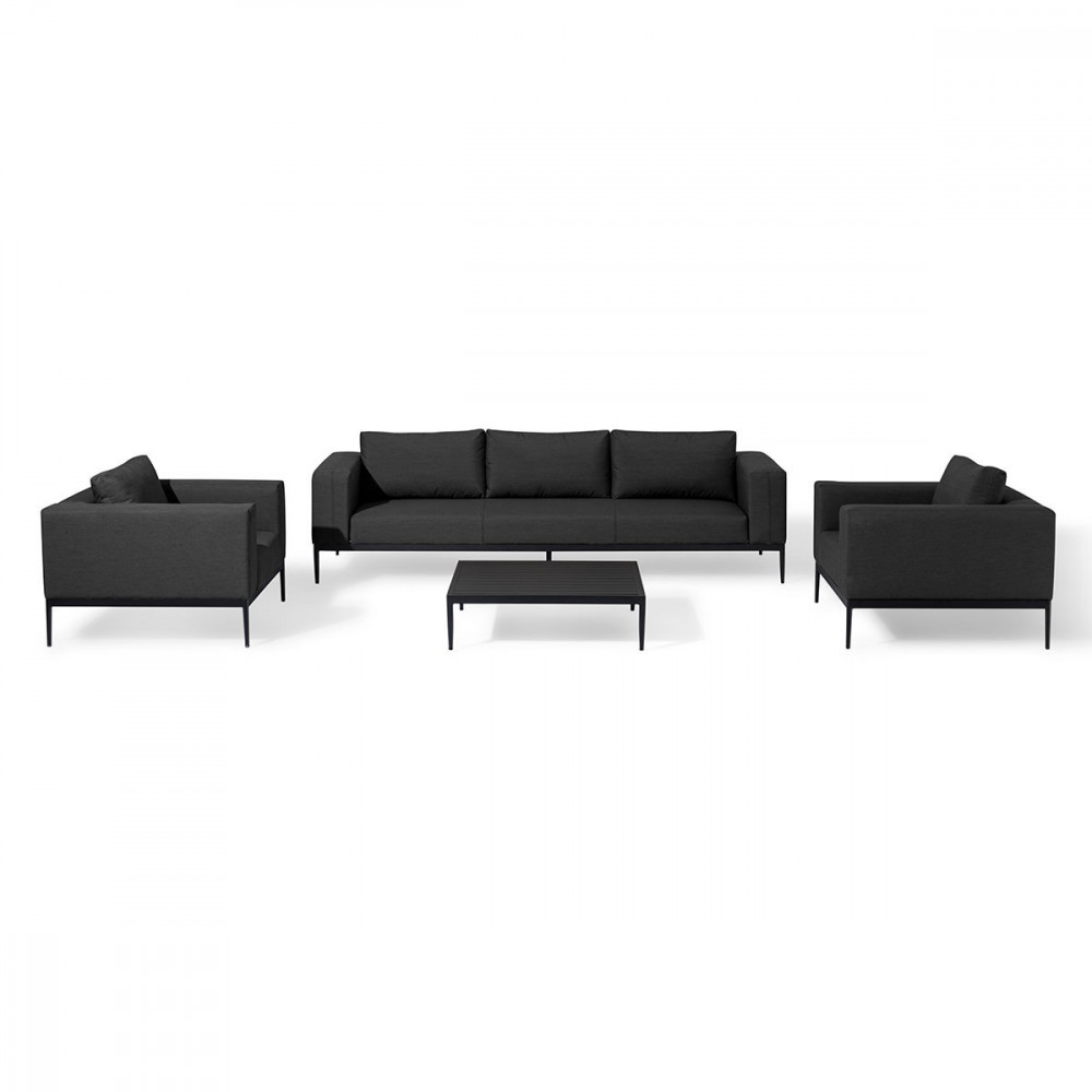 Eve 3 Seat Sofa Set / Charcoal