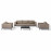 Eve 3 Seat Sofa Set / Taupe