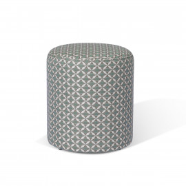 Fabric Sunbrella Footstool 45x45cm / Mosaic Glacier