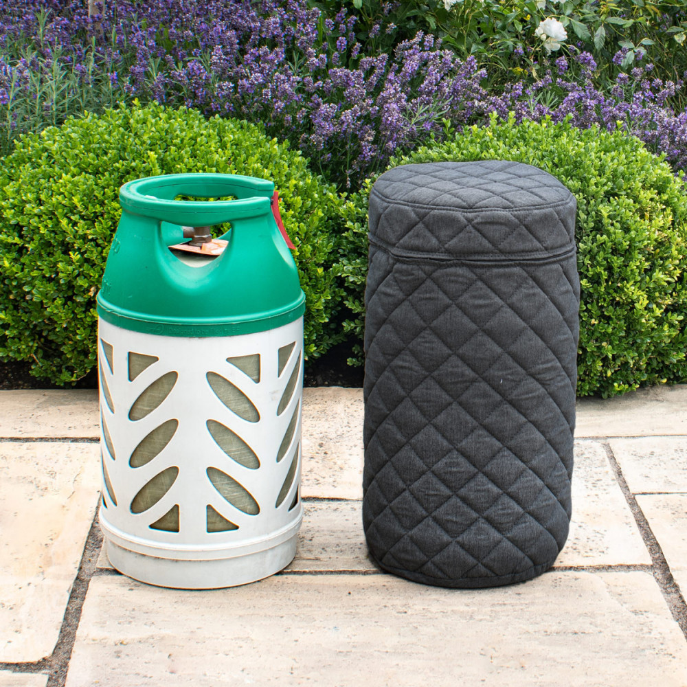 Fabric 10KG Gas Bottle Cover / Charcoal
