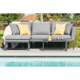 Pulse Chaise Sofa Set / Flanelle