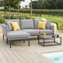 Pulse Chaise Sofa Set / Flanelle
