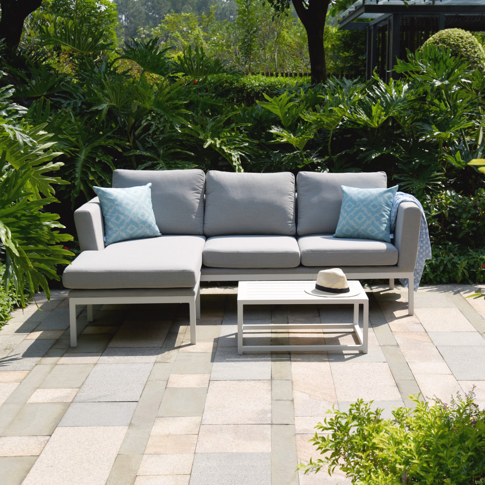 Pulse Chaise Sofa Set / Lead Chine