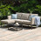 Pulse Chaise Sofa Set / Oatmeal