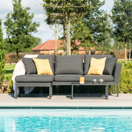Pulse Chaise Sofa Set / Charcoal