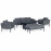 Pulse 3 Seat Sofa Set with Rising Table / Flanelle