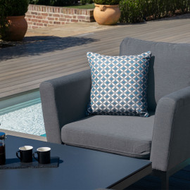 Pulse 3 Seat Sofa Set with Fire Pit Table / Flanelle