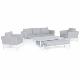 Pulse 3 Seat Sofa Set with Rising Table / Lead Chine