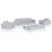 Pulse 3 Seat Sofa Set with Rising Table / Lead Chine