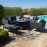 Pulse 3 Seat Sofa Set with Rising Table / Charcoal