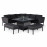 Pulse Deluxe Square Corner Dining Set - with Fire Pit Table / Charcoal