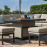 Pulse Deluxe Square Corner Dining Set with Rising Table / Taupe