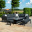 Pulse Rectangular Corner Dining Set with Rising Table / Charcoal