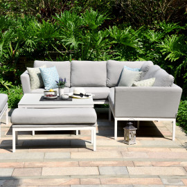 Pulse Square Corner Dining Set with Rising Table / Lead Chine