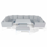 Pulse U Shape Corner Dining Set with Rising Table / Lead Chine