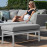 Pulse U Shape Corner Dining Set with Rising Table / Lead Chine