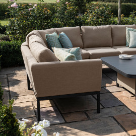 Pulse U Shape Corner Dining Set with Rising Table / Taupe