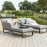 Unity Double Sunlounger / Flanelle