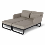 Unity Double Sunlounger / Taupe