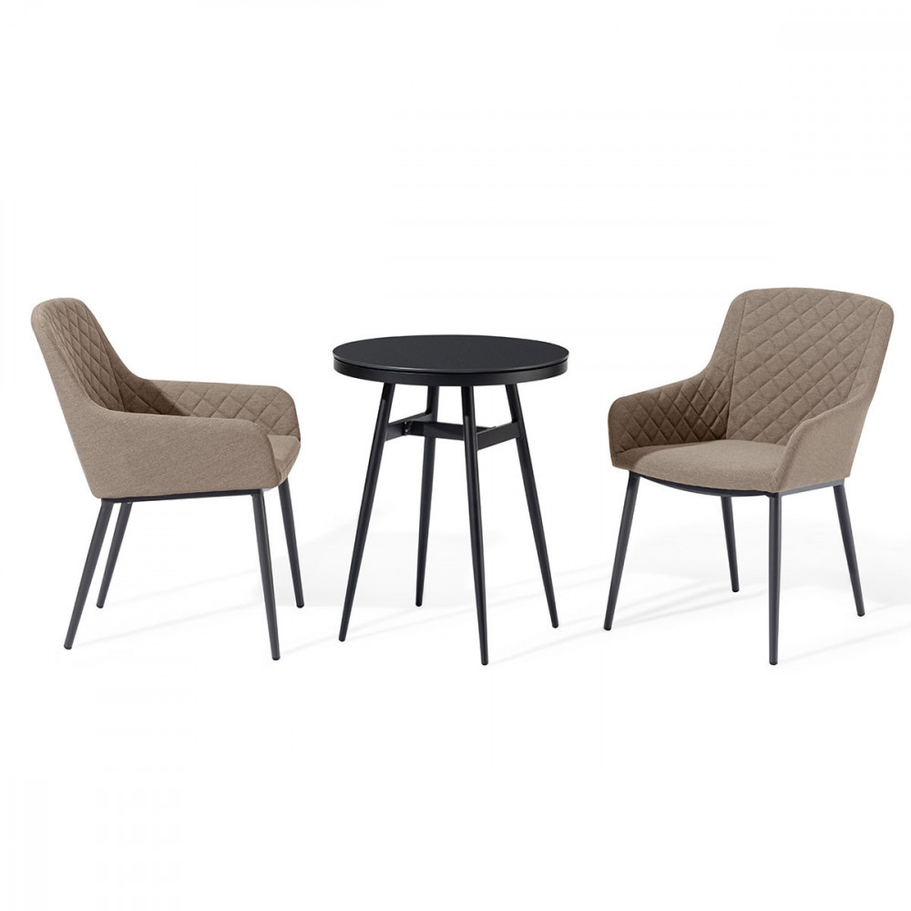Zest 2 Seat Bistro Set / Taupe