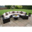 Half Moon Sofa Set / Brown