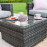 Georgia 3 Seat Sofa Set with Ice Bucket / Grey