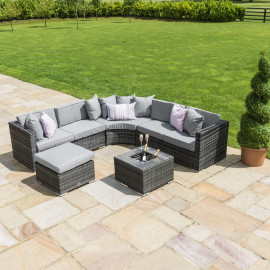Barcelona Corner Group with Ice Bucket / Grey