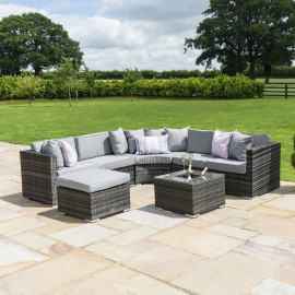 Barcelona Corner Group with Ice Bucket / Grey