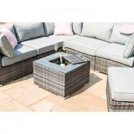 London Corner Group with Chair with Ice Bucket / Grey