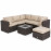 London Corner Group with Ice Bucket / Brown