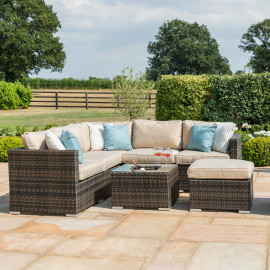London Corner Group with Ice Bucket / Brown