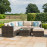 London Corner Group with Ice Bucket / Brown