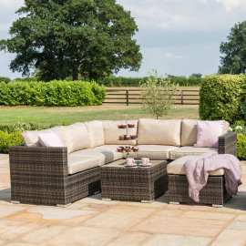 London Corner Group with Ice Bucket / Brown