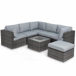 London Corner Group with Ice Bucket / Grey