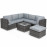 London Corner Group with Ice Bucket / Grey