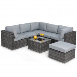 London Corner Group with Ice Bucket / Grey