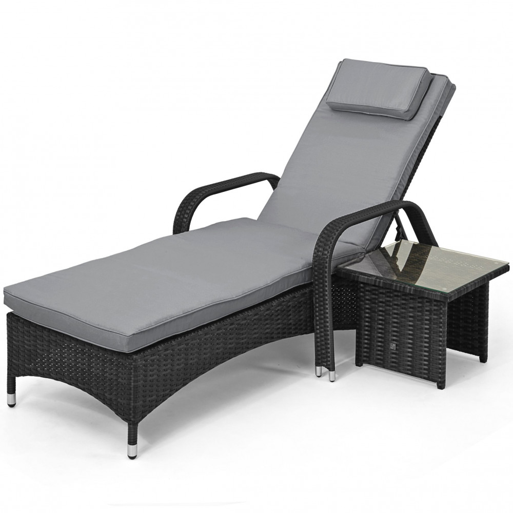 Florida Sunlounger Set / Grey