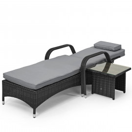 Florida Sunlounger Set / Grey