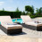 Orlando Sunlounger Set / Brown