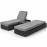 Orlando Sunlounger Set / Grey