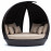 Lotus Daybed / Brown