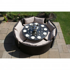 Dallas Sofa Set / Brown